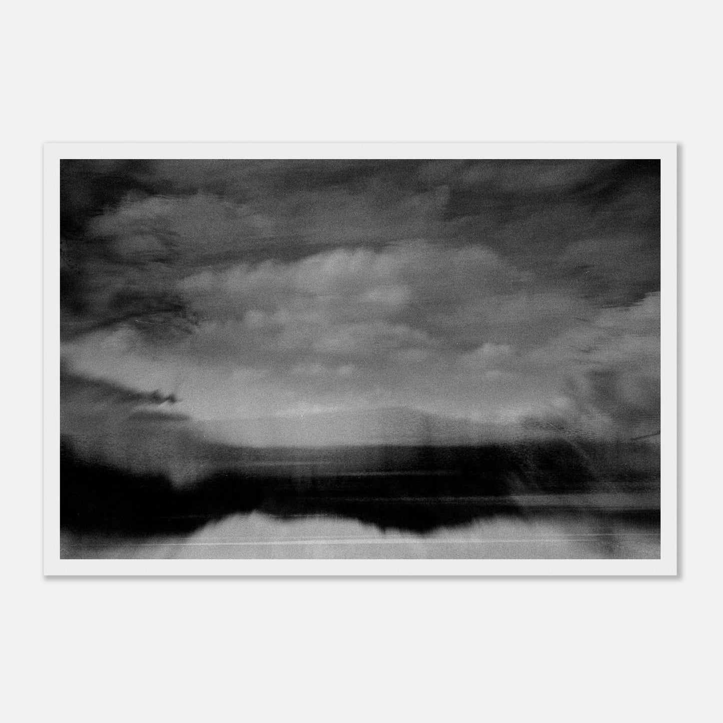 a break in the clouds - black and white framed photo - frame frame - Elektyrxx