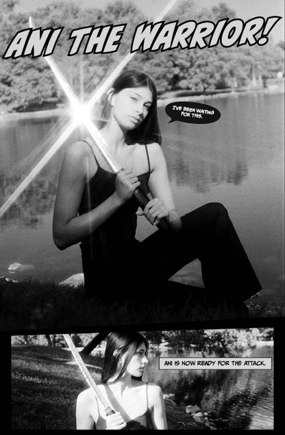 elektryxx photo comics issue one the fighter in the dream excerpt